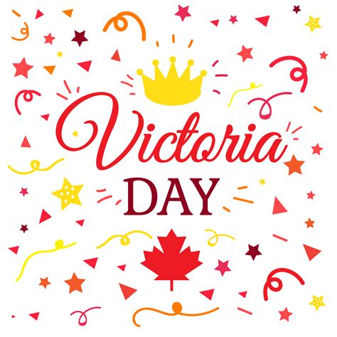 Happy Victoria Day Sticker 4577206 Vector Art At Vecteezy