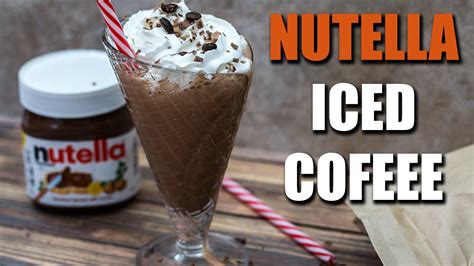 Healthy Nutella Iced Coffee Recipe Youtube