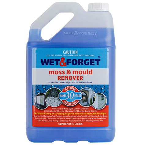 Wet And Forget 5 Litre Moss And Mould Remover 5l Home Outdoor Pool Patio