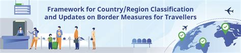 Mti Framework For Country Region Classification And Updates On Border Measures For Travellers