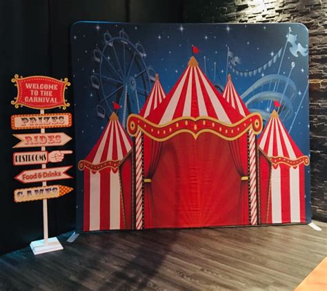 circus tent backdrop circus theme
