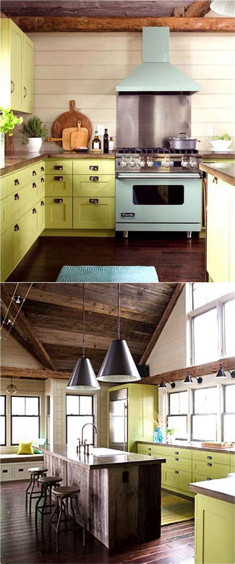 Use these ideas to inspire you; 25 Gorgeous Paint Colors for Kitchen Cabinets (and beyond ...