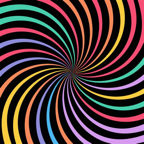 Colorful Psychedelic Swirl Lines Background 23269535 Vector Art At Vecteezy