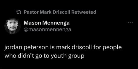 Mason Mennenga On Twitter Mark Driscoll Unblocked Me So That He Could