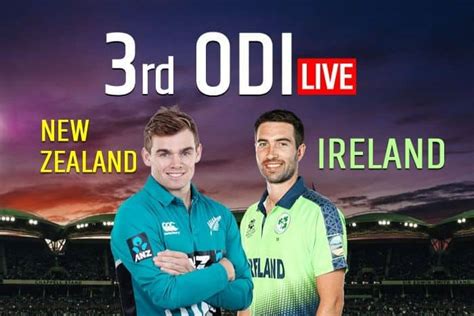 Highlights Ire Vs Nz 3rd Odi New Zealand Survive Scare As Ireland