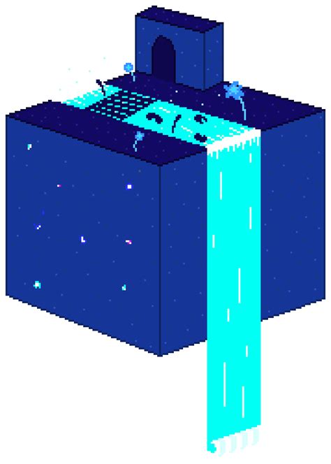 Waterfall Pixel Animation By Cabbt On Deviantart