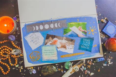New Moon Vision Board Workbook New Moon Ritual Intention Etsy