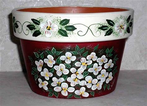 14 Wonderfully Artistic Hand Painted Flower Pots Terracotta Projects