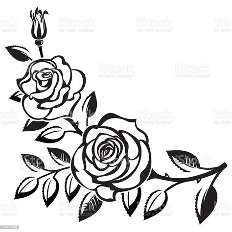 Luxury 75 Of Roses Clipart Black And White Freefootball Tv