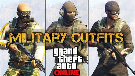 Gta 5 Online Best Military Outfits How To Look Like A Soldier In Gta