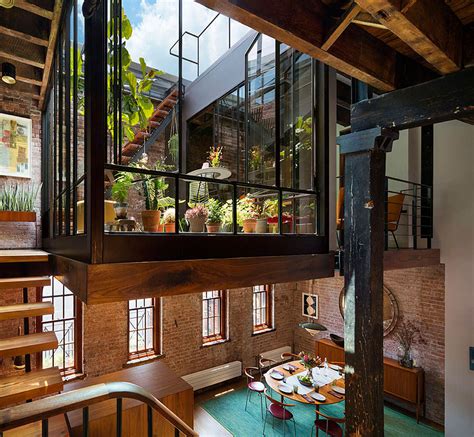 Industrial Loft In Tribeca With Retractable Glass Roof Idesignarch