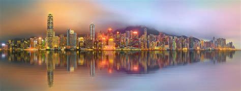 4k 5k 6k 7k Hong Kong China Houses Skyscrapers Rivers Coast
