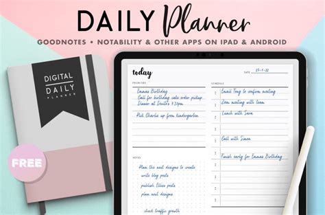 Digital Monthly Planner Stylish Free World Of Printables