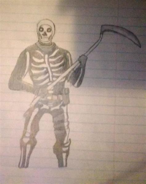 Skull Trooper Drawing