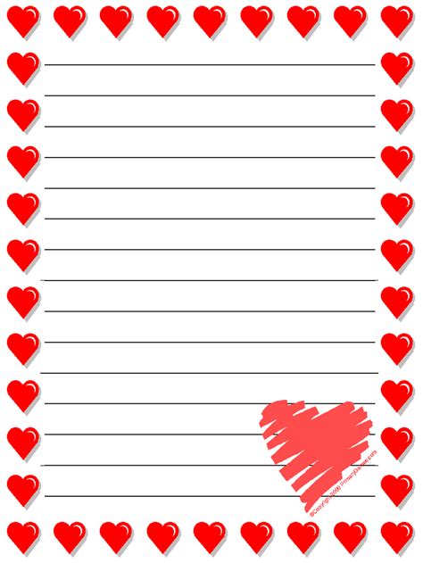 Valentine Stationery Free Printable Web Celebrate Your Love In A Heartwarming Way