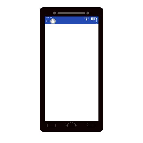 Black Mobile Phone On Transparent Background 11739184 Png