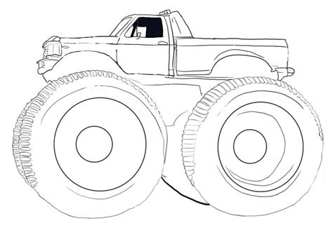 Top 25 truck coloring pages: Free Printable Monster Truck Coloring Pages For Kids ...