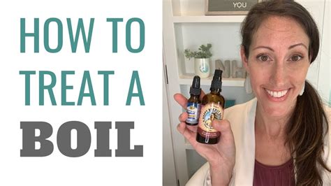 How To Get Rid Of A Boil Naturally Natural Boil Treatment Diy Youtube