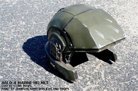 Halo 4 Marine Helmet Replica By Johnsonarmsprops On Deviantart