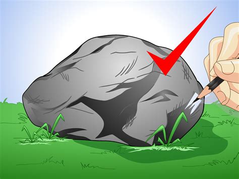 How To Draw A Rock 4 Steps With Pictures Wikihow