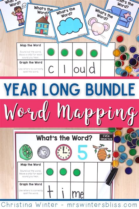 Word Mapping Connecting Phonemes To Graphemes Year Long Bundle