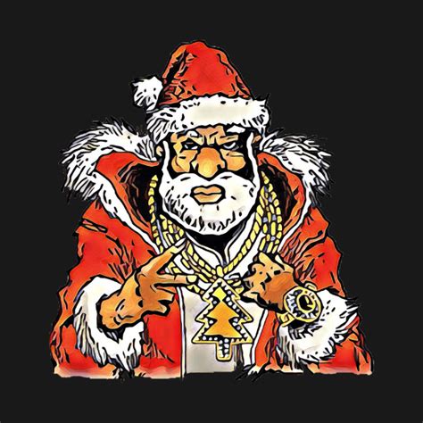 Gangster Santa Christmas Kids T Shirt Teepublic