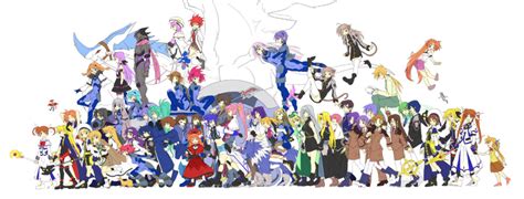 Safebooru 6boys 6girls Absolutely Everyone Agito Agito Nanoha