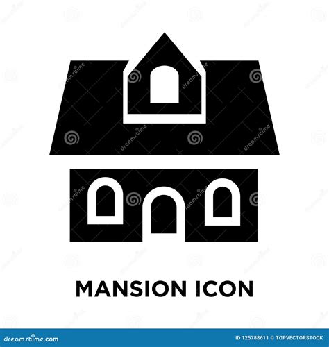 Mansion Icon Trendy Mansion Logo Concept On White Background Fr