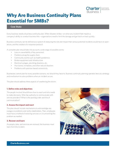 Maybe you would like to learn more about one of these? Why Are Business Continuity Plans Essential for SMBs ...