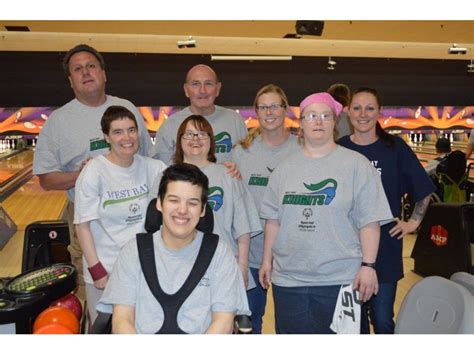 West Bay Knights Compete In Special Olympics Unified Bowling Tournament