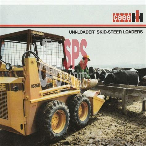 Case Uni Loader Skid Steer Loader Sales Brochure Sps Parts