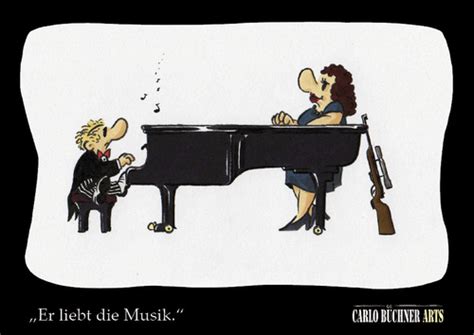 Er Liebt Die Musik By Carlo Büchner Media And Culture Cartoon Toonpool