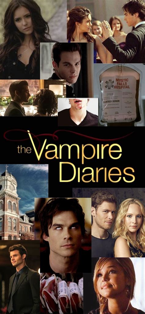 Vampire Diaries Aesthetic Iphone 11 Wallpaper Collage Vampire Diaries