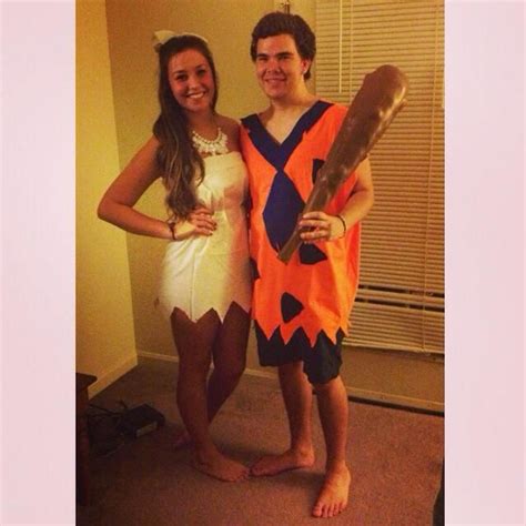 Diy Fred And Wilma Flintstone Costumes Cute Costumes Wilma