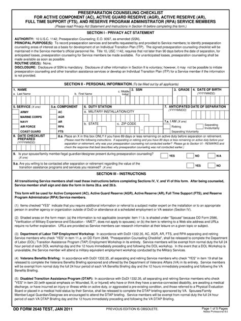 Dd Form 2648 Fill Out And Sign Printable Pdf Template Signnow