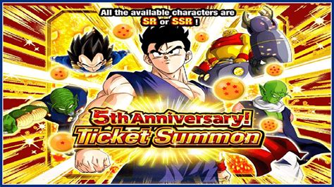 Check spelling or type a new query. Dragon Ball Z Dokkan Battle 5th Anniversary Ticket Summon ...