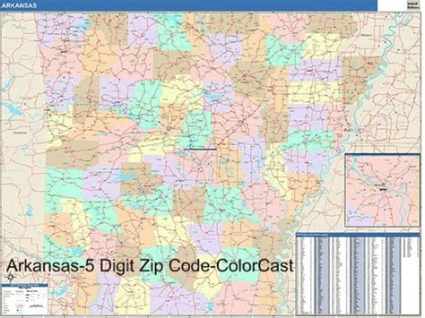 Arkansas Zip Code Map Time Zones Map World