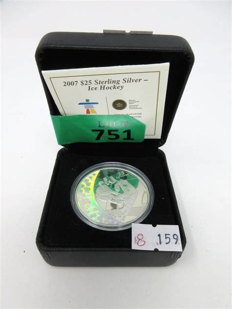 2010 Vancouver Olympics Sterling Silver 25 Coin