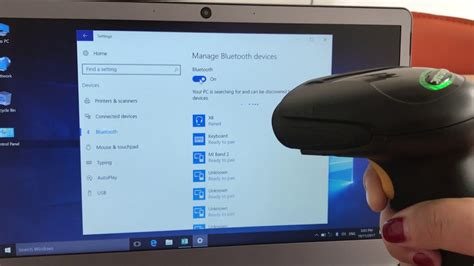 Bluetooth Scanner Connect With Laptop Youtube