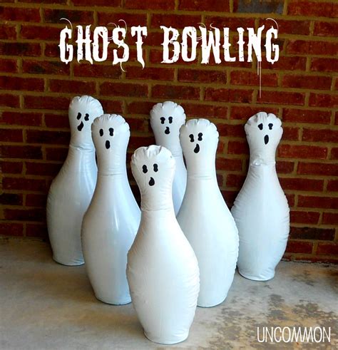 Diy Ghost Bowling Game A Halloween Party Game