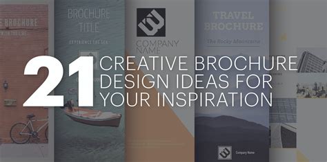 21 Creative Brochure Design Ideas For Your Inspiration By Lucidpress