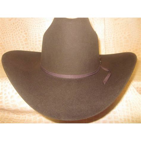 Stetson Rancher Chocolate 6x Beaver Fur Felt Western Cowboy Hat