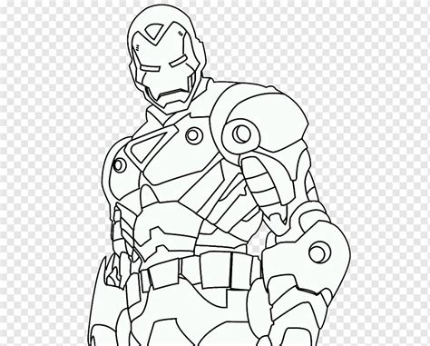 Iron Man Coloring Book Drawing Captain America Superhero Iron Man