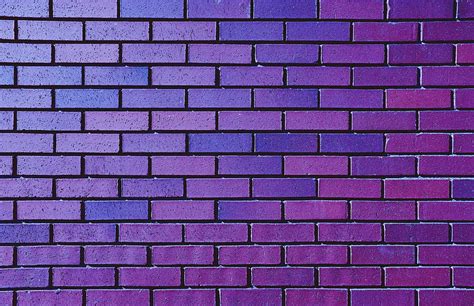 Pared Ladrillo Púrpura Textura Fondo De Pantalla Hd Smartresize