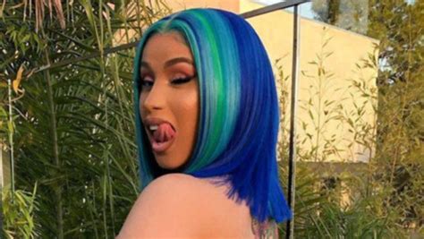 Cardi B Debuts Huge Back Tattoo Perthnow