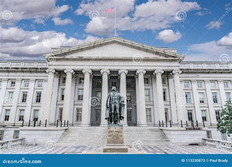 Treasury Department Building Stock Image Image Of America National