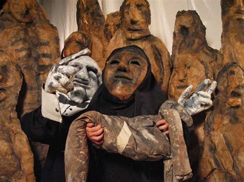 The Bread And Puppet Theatre Tableau Of Three Puppets Photo