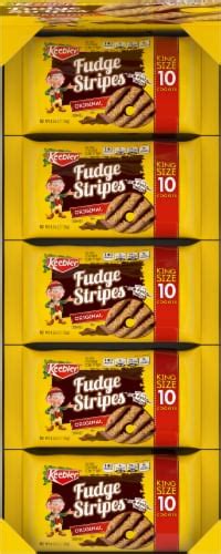 Keebler Original Fudge Stripes Cookies 10 Ct 475 Oz Kroger
