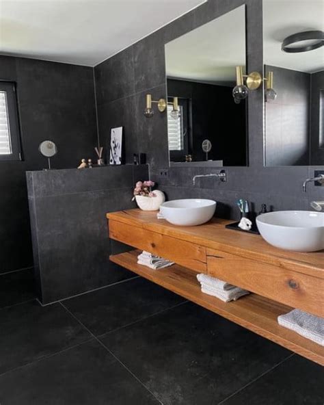 21 Black Bathroom Floor Ideas For A Bold And Luxurious Retreat