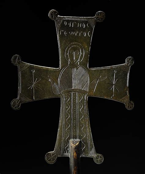 A Byzantine Bronze Cross Circa 10th 12th Century Ad Christies